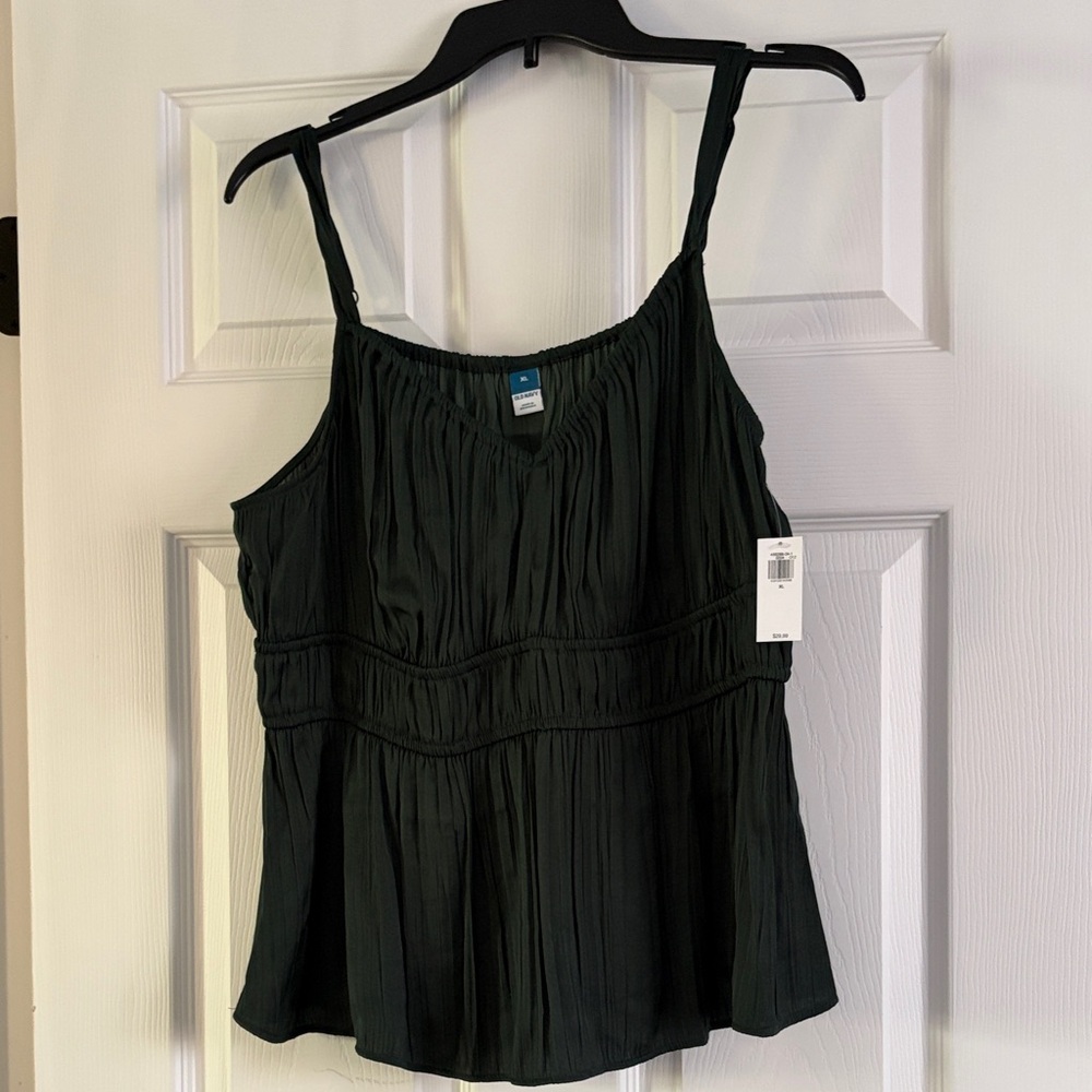 Old Navy Dark Green Camisole Top